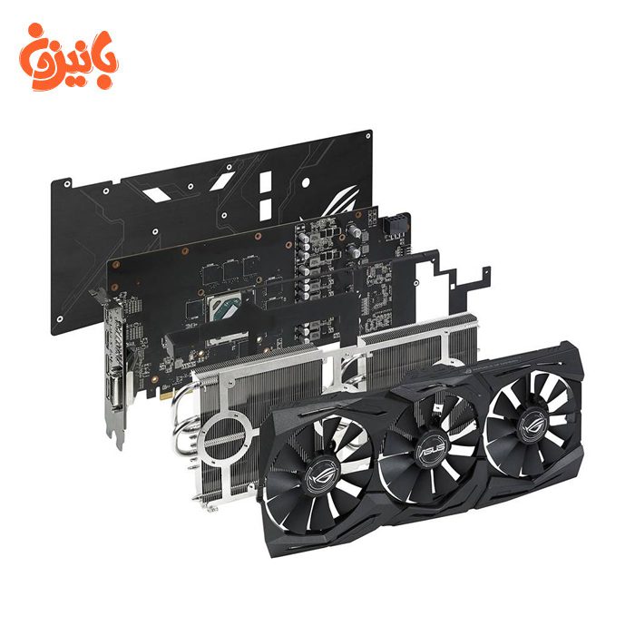 کارت گرافیک ایسوس ROG-STRIX-RX580-O8G-GAMING