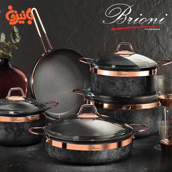 سرویس 9 پارچه گرانیتی طرح سنگ بریونی(brioni) ترکیه