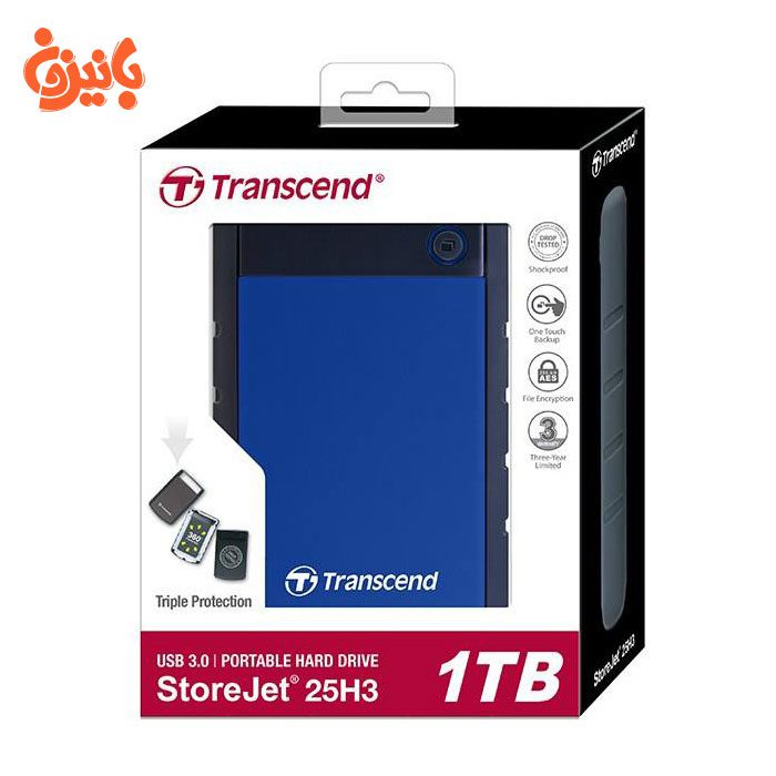 هارددیسک اکسترنال ترنسند مدل StoreJet 25H3