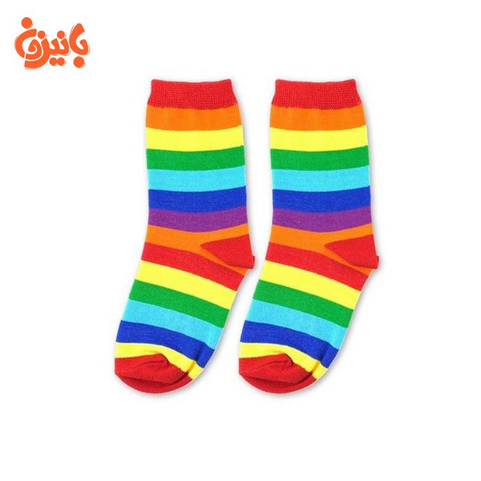 جوراب کودک مدل رینگی رنگی جوراب کودک مدل رینگی رنگی